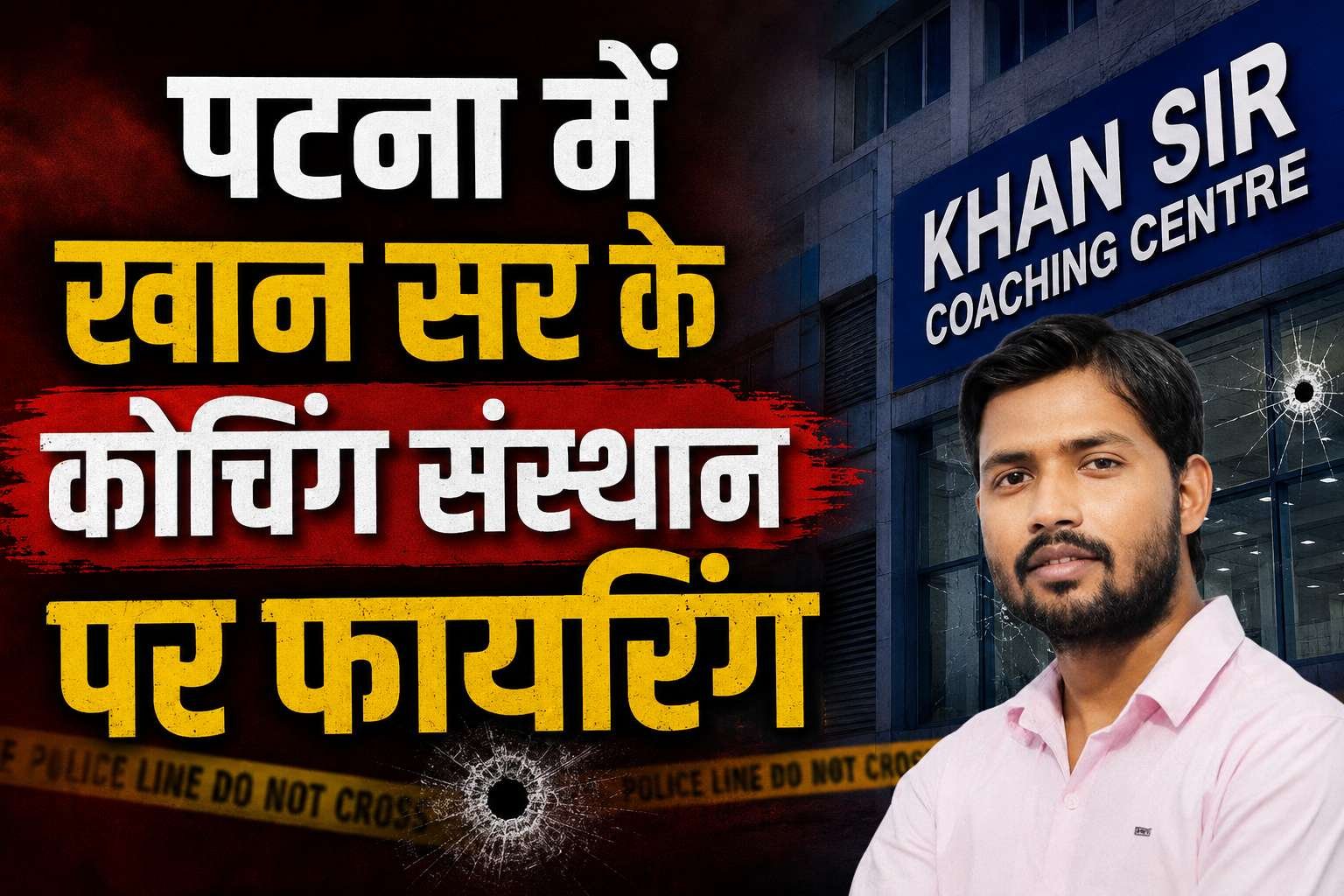Home 24 khan gs research centre firing at khan sirs coaching institute in patna
