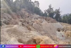 illegal mining of white soil intensifies in asurhadi hills forest department files fir