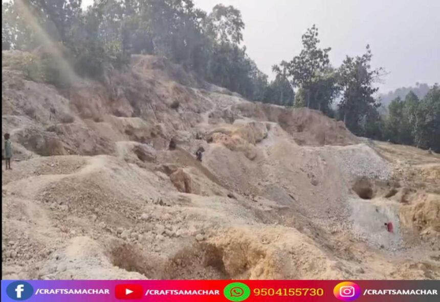 illegal mining of white soil intensifies in asurhadi hills forest department files fir