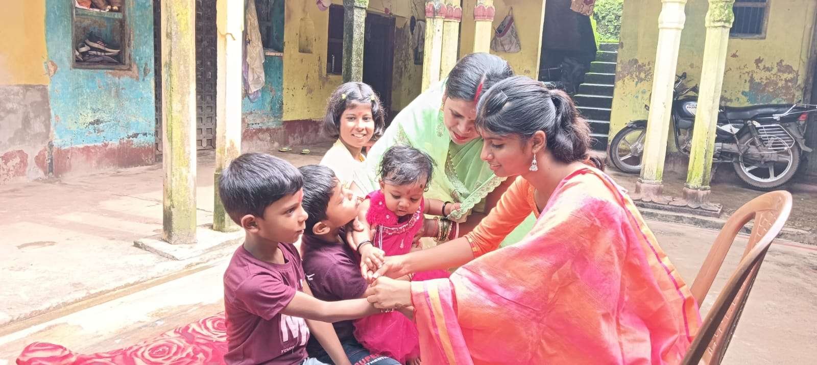 Home 27 vishnugarh raksha bandhan celebration brother sister love festival joy in town1