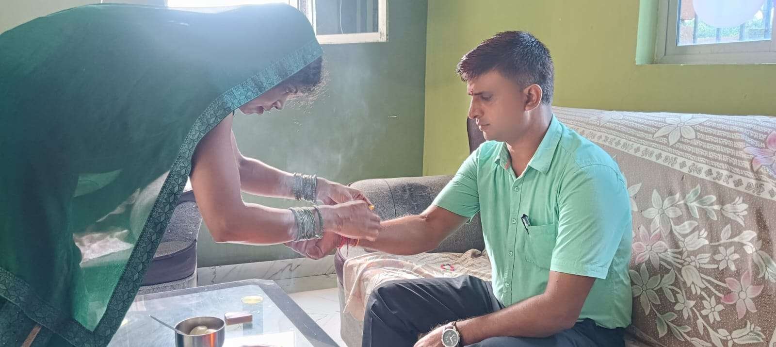 vishnugarh raksha bandhan celebration brother sister love festival joy in town2