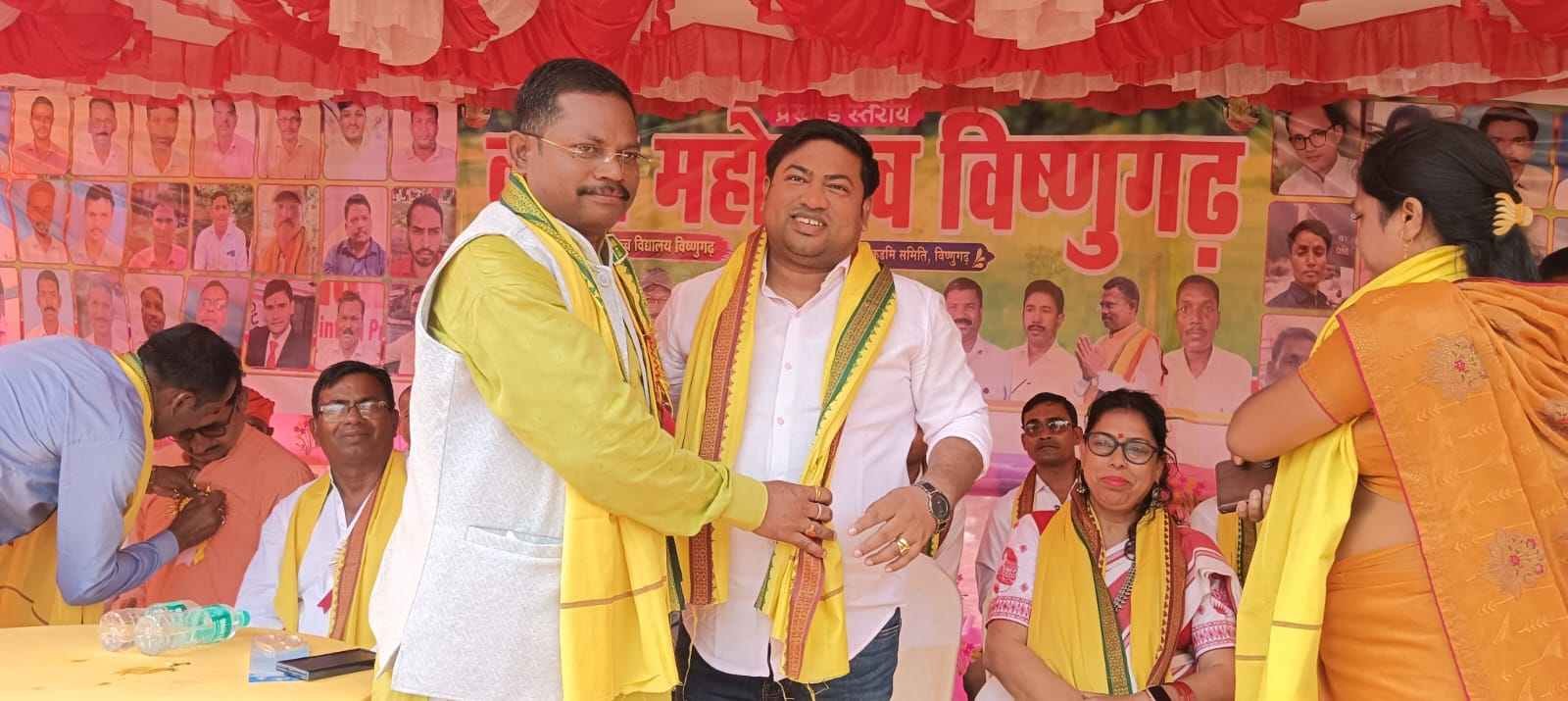 block level karam festival celebrated with pomp in vishnugarh kharki jhumar team stood first3
