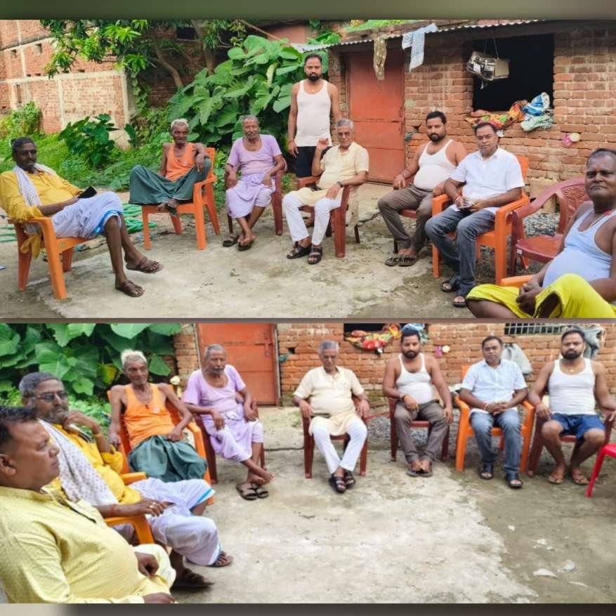chaithi me shokakul parivar se mile purv vidhayak umashankar akela jatai samvedana