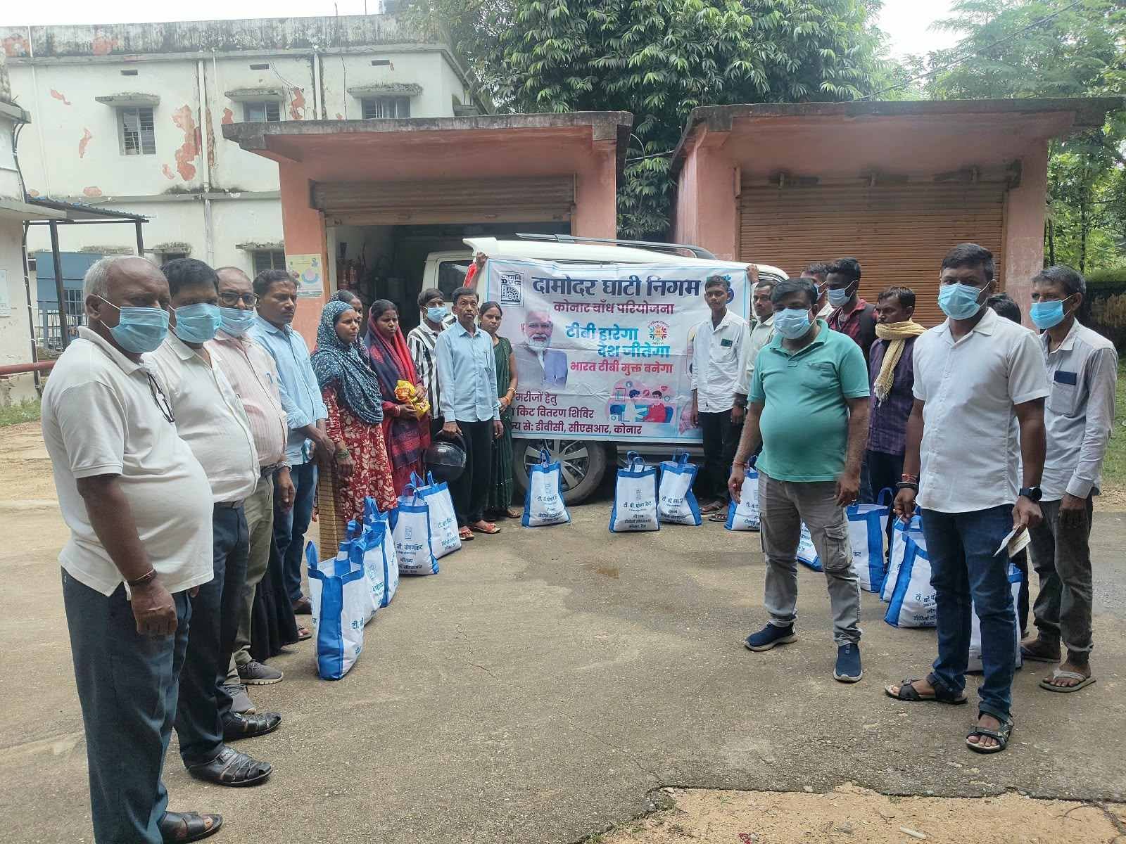 dvc csr distributes nutrition kits to 60 tb patients emphasis on nutritious diet along with treatment