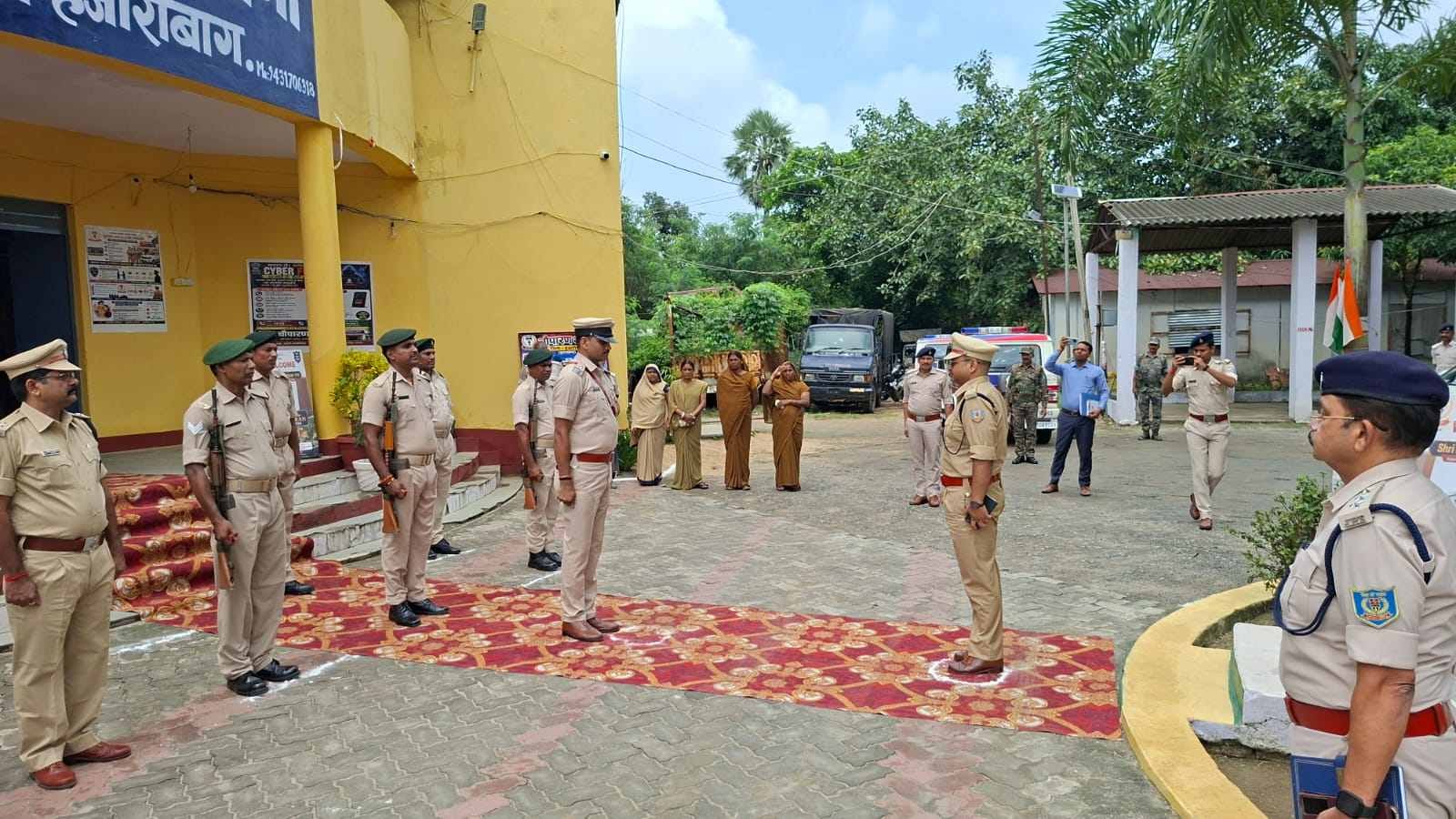 sp inspected chauparan police station gave strict instructions to control crime and stop opium cultivation4