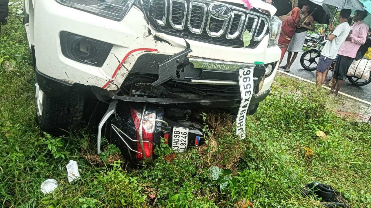 Home 2 terrible accident in narki scooter rider dies after collision with scorpio2