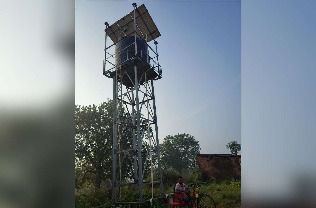 two water towers become showpieces sajot craves for drinking water in vishnugarh2